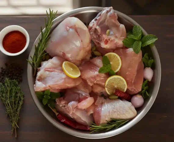 Chicken Normal Biryani Cut