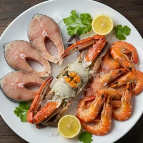Crab + Vanjaram + Prawns (Medium)