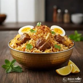 Mutton Biriyani Cut