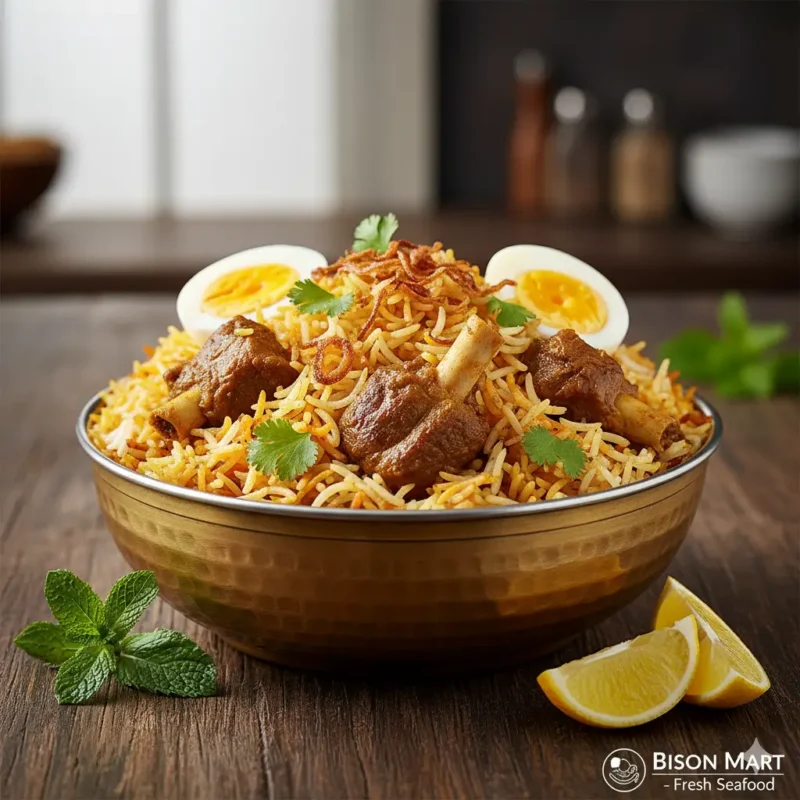 Mutton Biriyani Cut