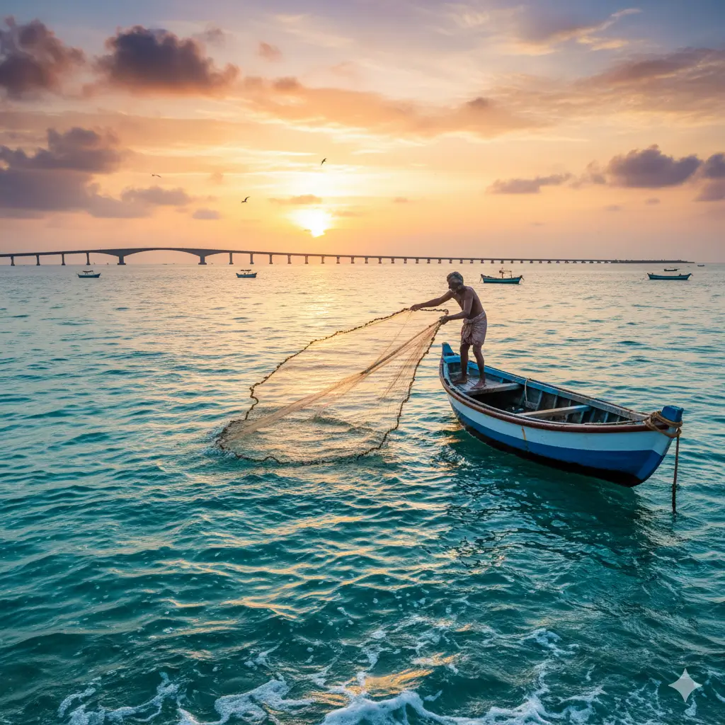 Rameshwaram Fisherman: The Backbone of Tamil Nadu’s Seafood Tradition