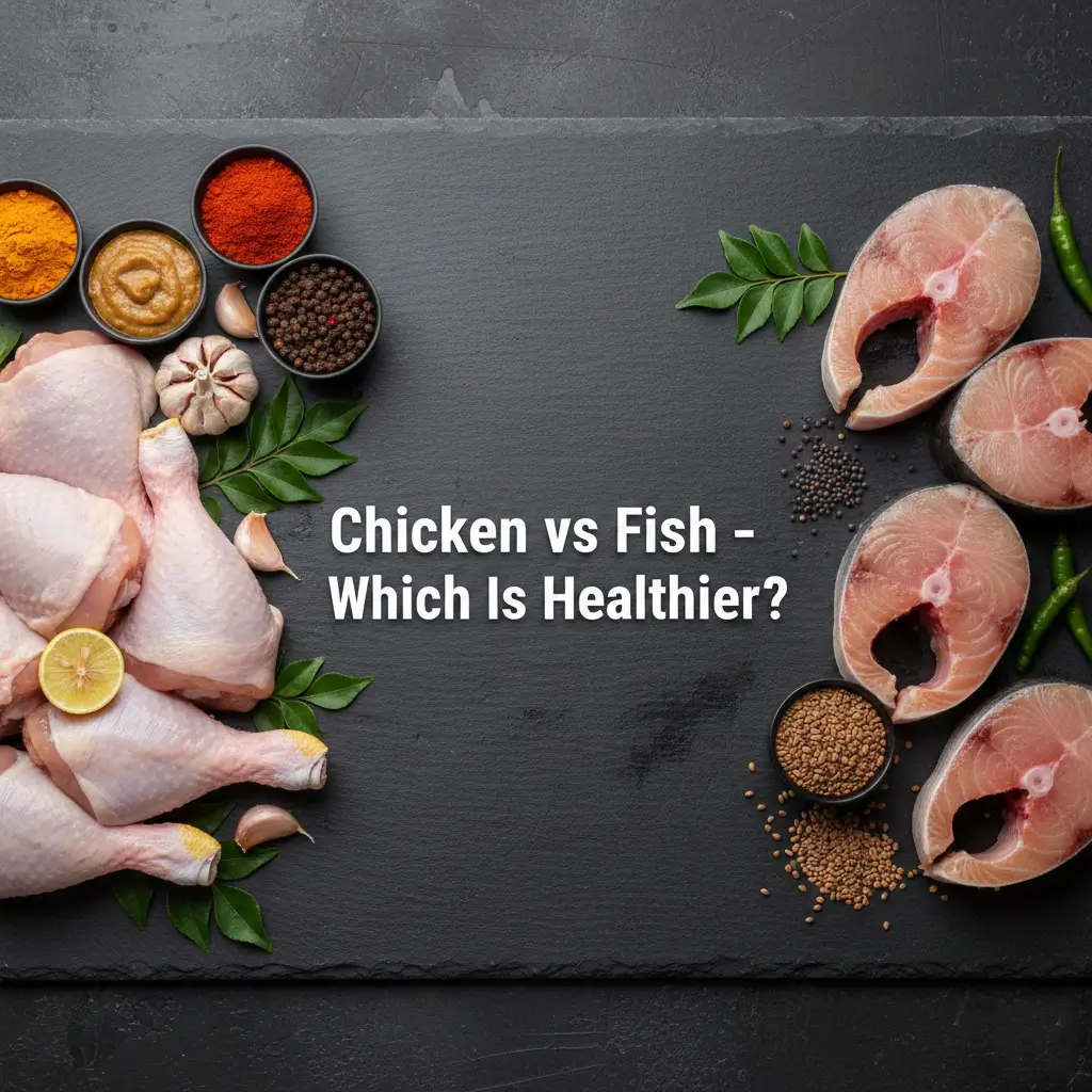 Chicken Vs Fish Which Is Healthier Bison Mart Trichy